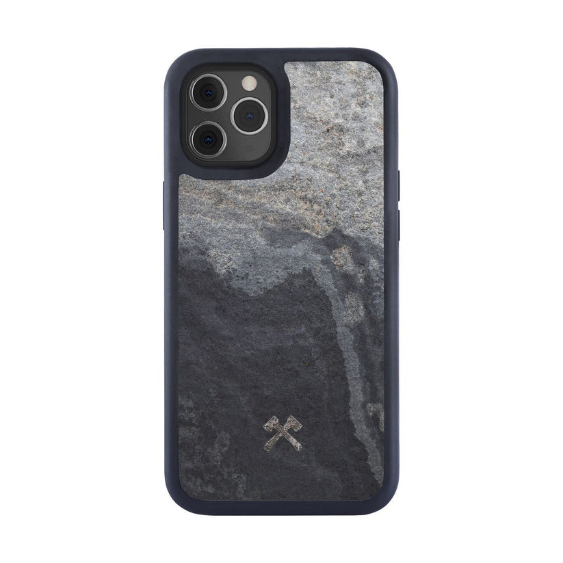 Woodcessories – Bumper Magsafe iPhone 12- és 12 Pro tok - szürke palakő - iSTYLE HU
