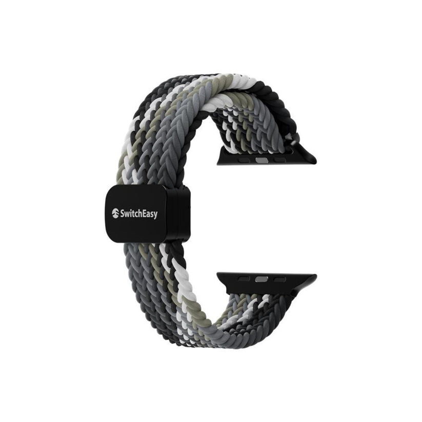 SwitchEasy – Candy Szőtt Apple Watch Pánt - 42/44/45mm - Fekete/Szürke - iSTYLE HU