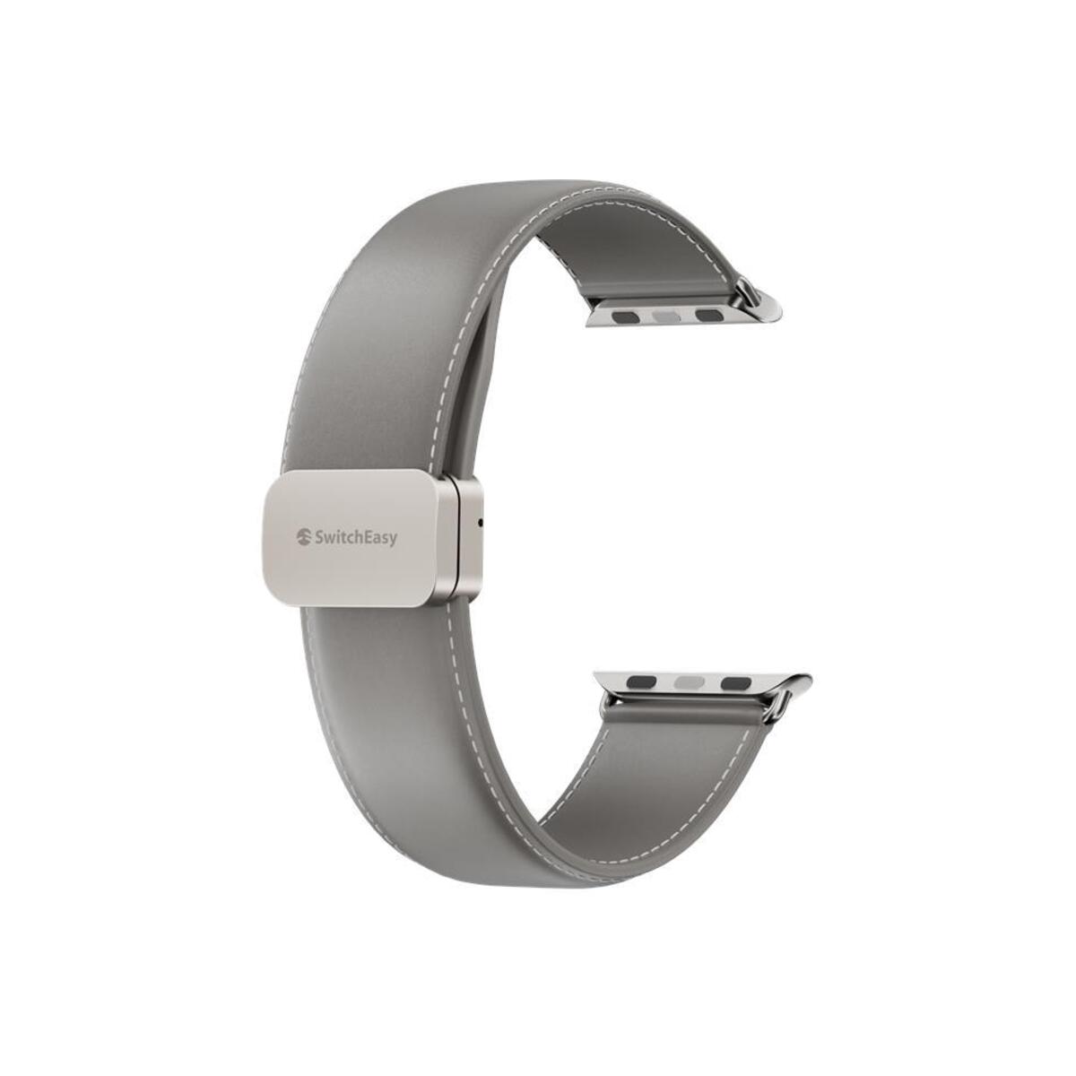SwitchEasy – Classic Bőr Apple Watch Szíj - 38/40/41mm - Szürke - iSTYLE HU