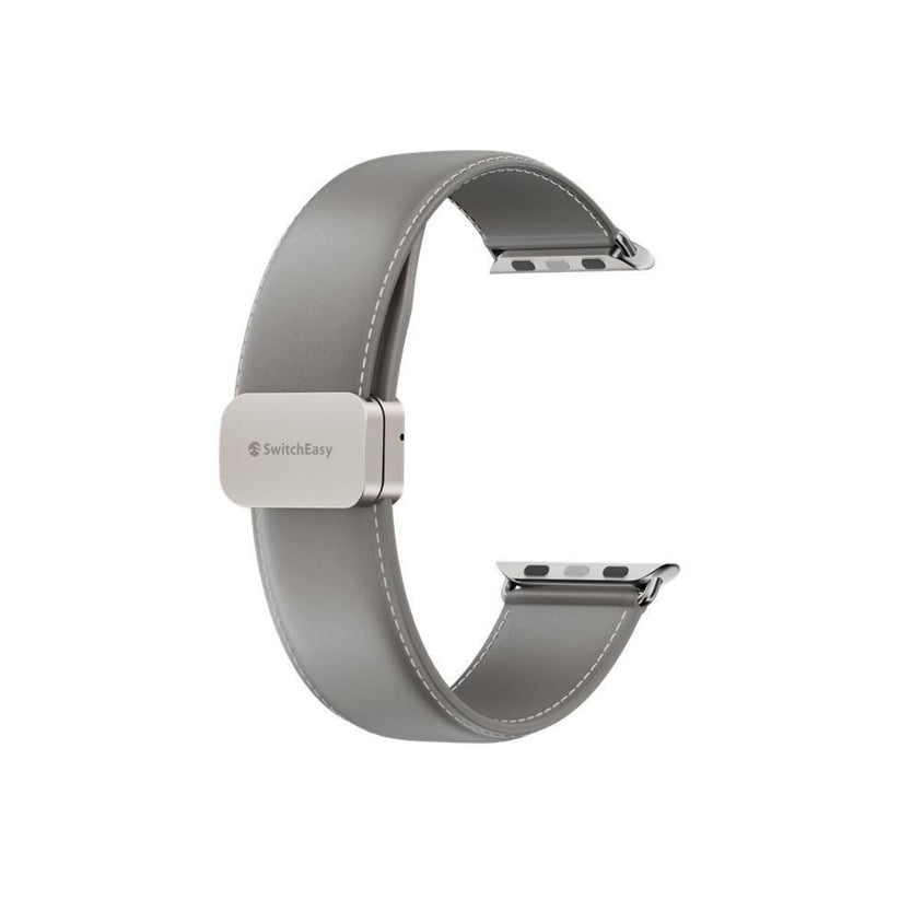 SwitchEasy – Classic Bőr Apple Watch Szíj - 38/40/41mm - Szürke - iSTYLE HU