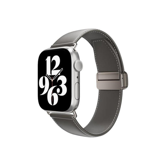 SwitchEasy – Classic Bőr Apple Watch Szíj - 38/40/41mm - Szürke - iSTYLE HU