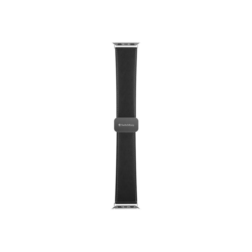 SwitchEasy – Classic Bőr Apple Watch Szíj - 42/44/45mm - Fekete - iSTYLE HU