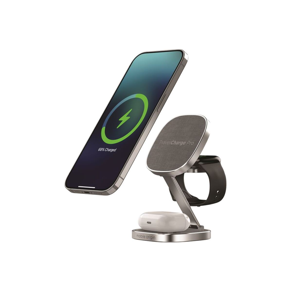 Mobile Origin – TravelCharge PRO - ezüst - iSTYLE HU