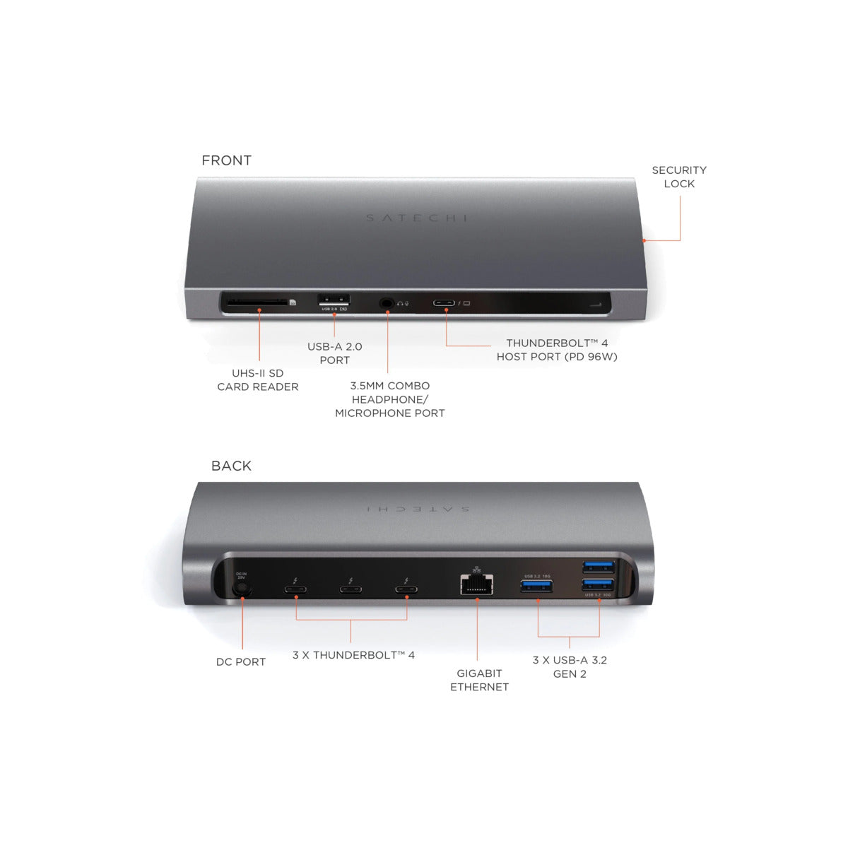 Satechi – Thunderbolt 4 Dock - iSTYLE HU