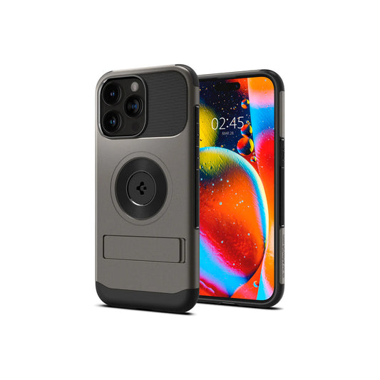 Spigen – Slim Armor (MagSafe-kompatibilis) iPhone 15 Pro Max - szürke - iSTYLE HU