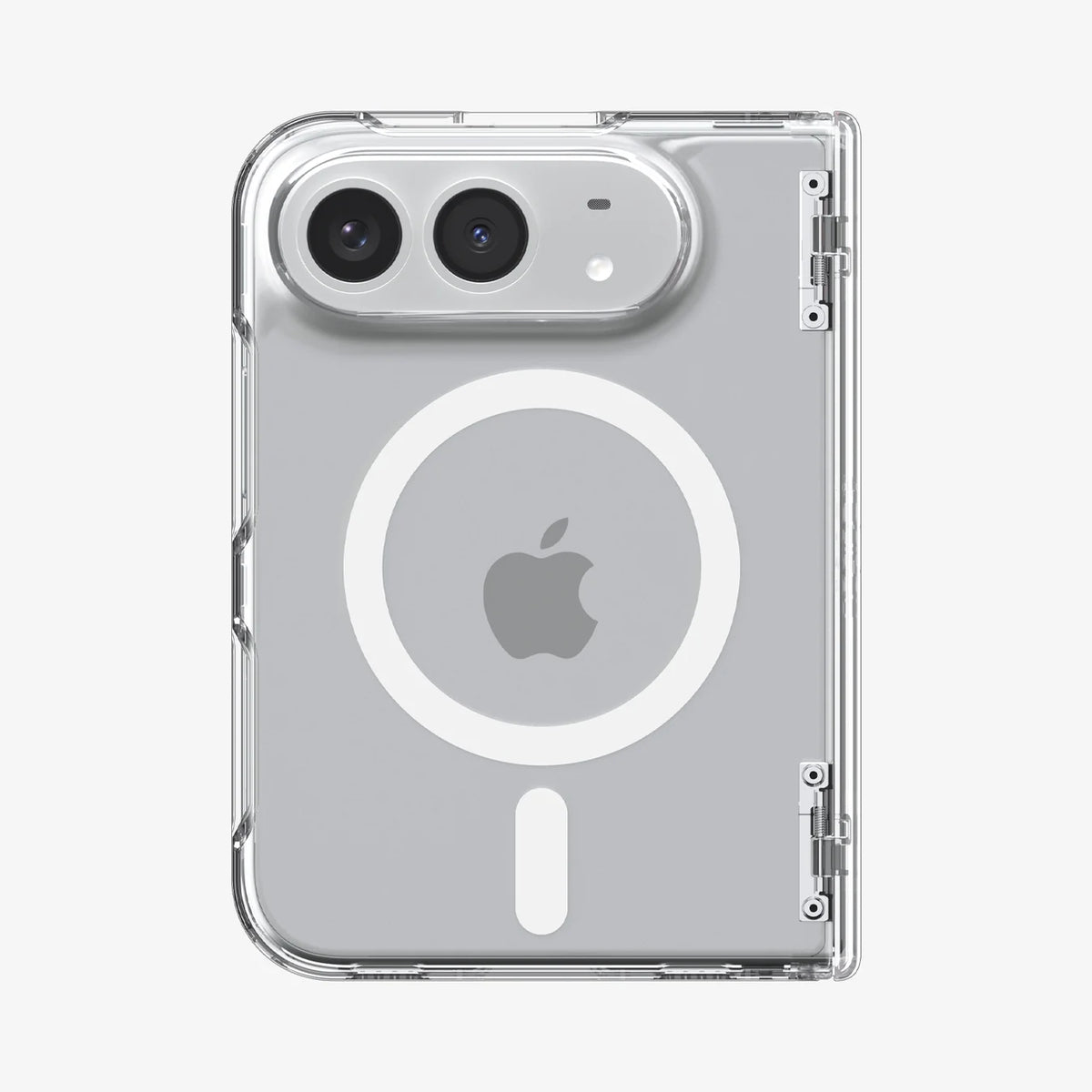 Spigen Ultra Hybrid Pro MagSafe, clear white - iPhone Duo