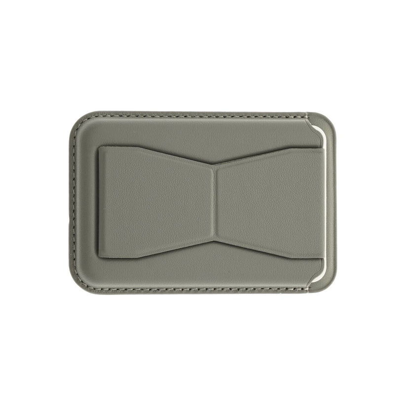 Dviced – Magsafe bőr kártyatartó állvánnyal - szürke - iSTYLE HU