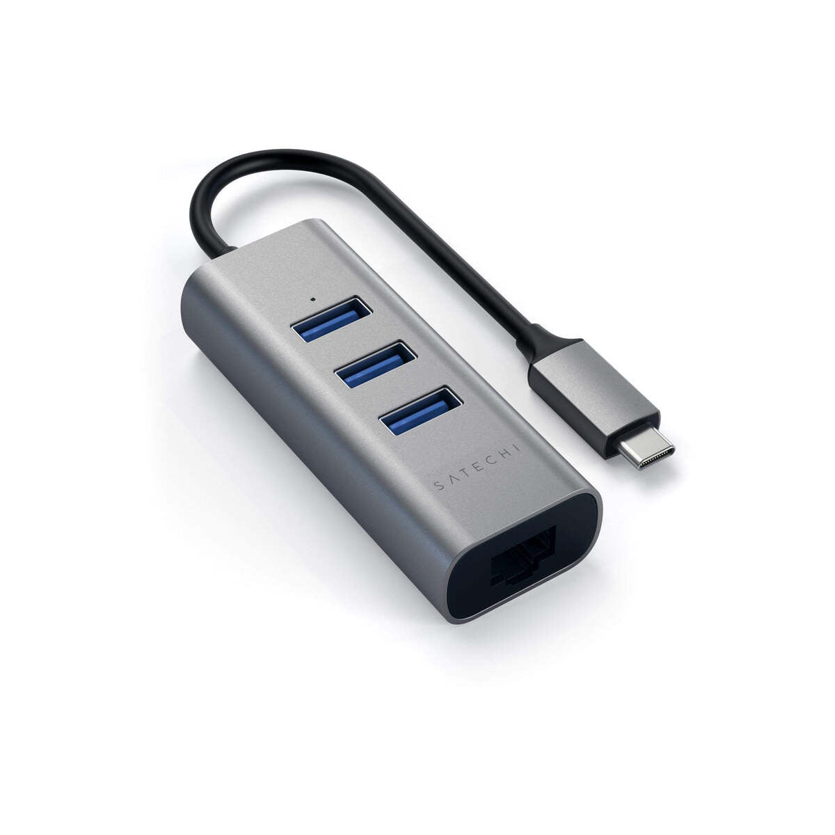 Satechi – TYPE-C 2 az 1-ben 3 Portos USB 30 Hub & Ethernet - asztroszürke - iSTYLE HU