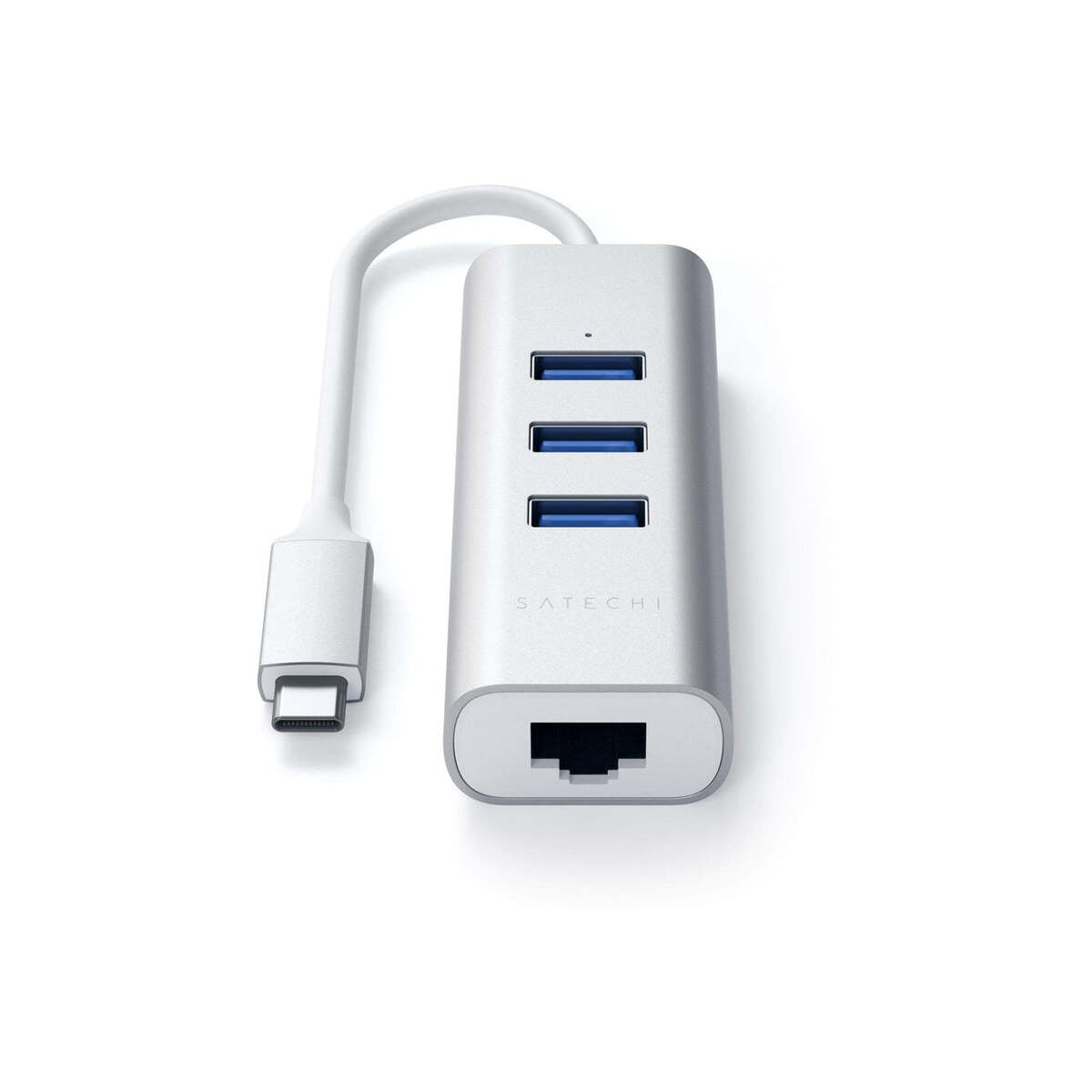 Satechi – TYPE-C 2 az 1-ben 3 Portos USB 30 Hub & Ethernet - ezüst - iSTYLE HU