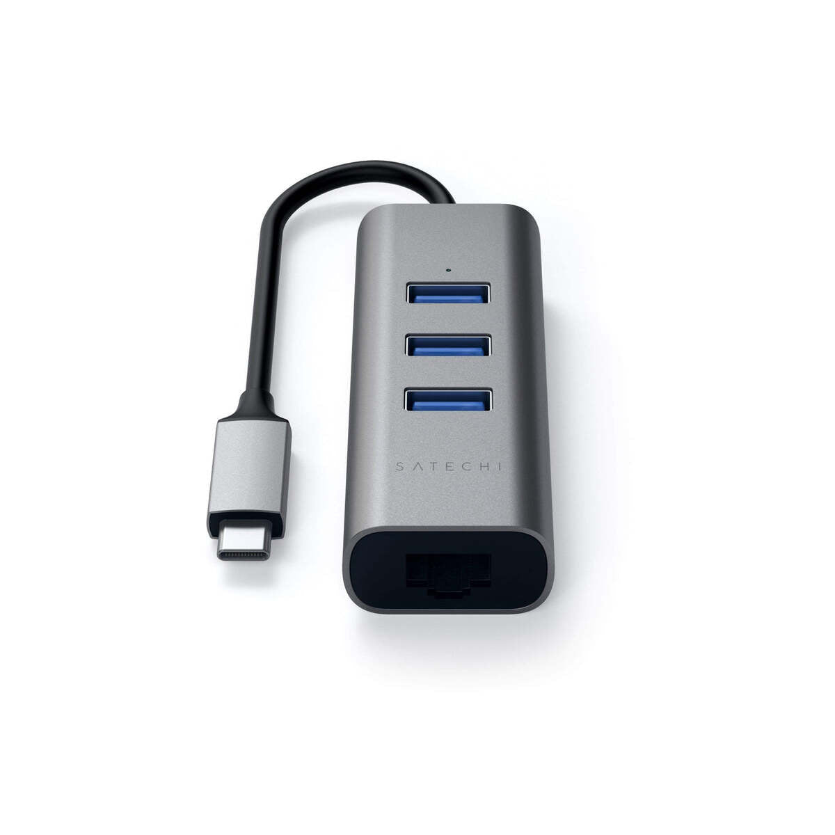 Satechi – TYPE-C 2 az 1-ben 3 Portos USB 30 Hub & Ethernet - asztroszürke - iSTYLE HU