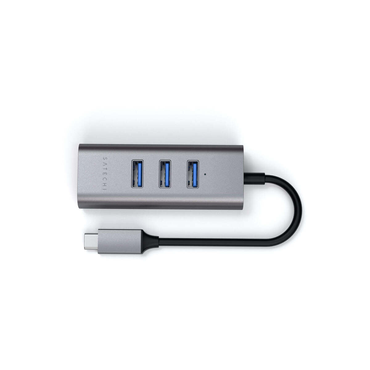 Satechi – TYPE-C 2 az 1-ben 3 Portos USB 30 Hub & Ethernet - asztroszürke - iSTYLE HU