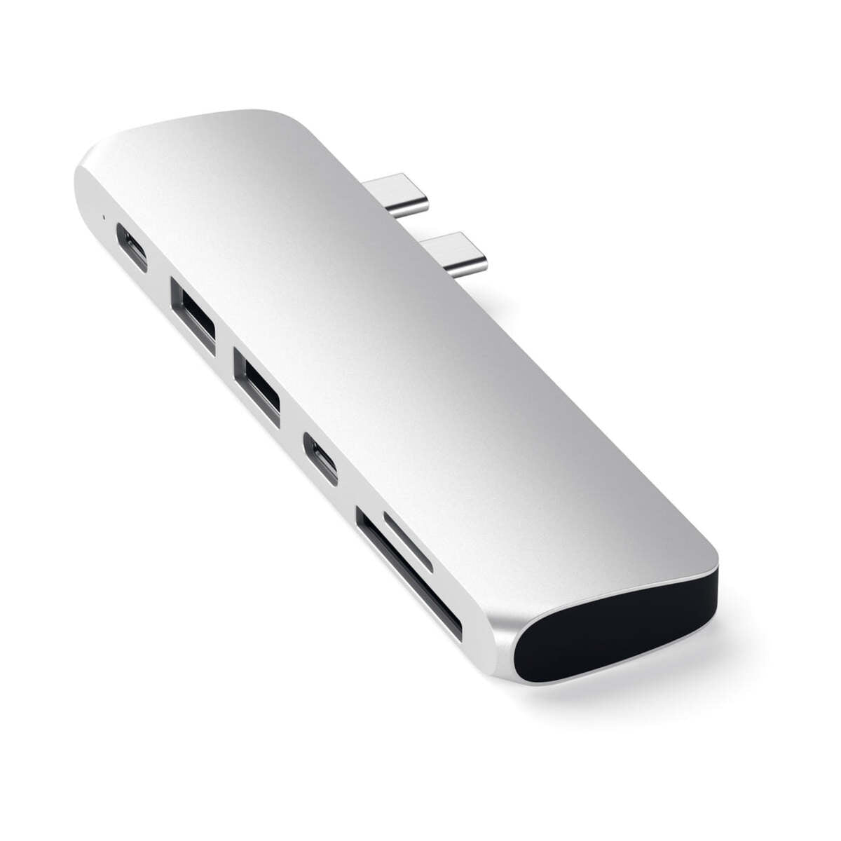 Satechi - Aluminium Type-C Pro Hub adapter - Ezüst - iSTYLE HU