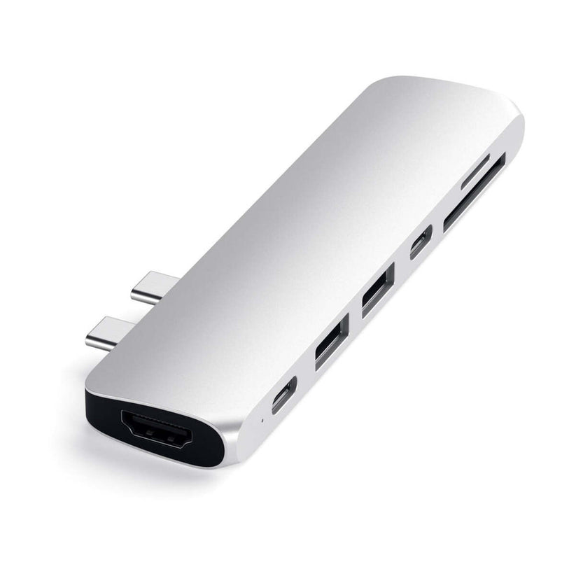 Satechi - Aluminium Type-C Pro Hub adapter - Ezüst - iSTYLE HU