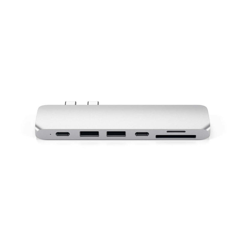 Satechi - Aluminium Type-C Pro Hub adapter - Ezüst - iSTYLE HU