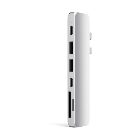 Satechi - Aluminium Type-C Pro Hub adapter - Ezüst - iSTYLE HU