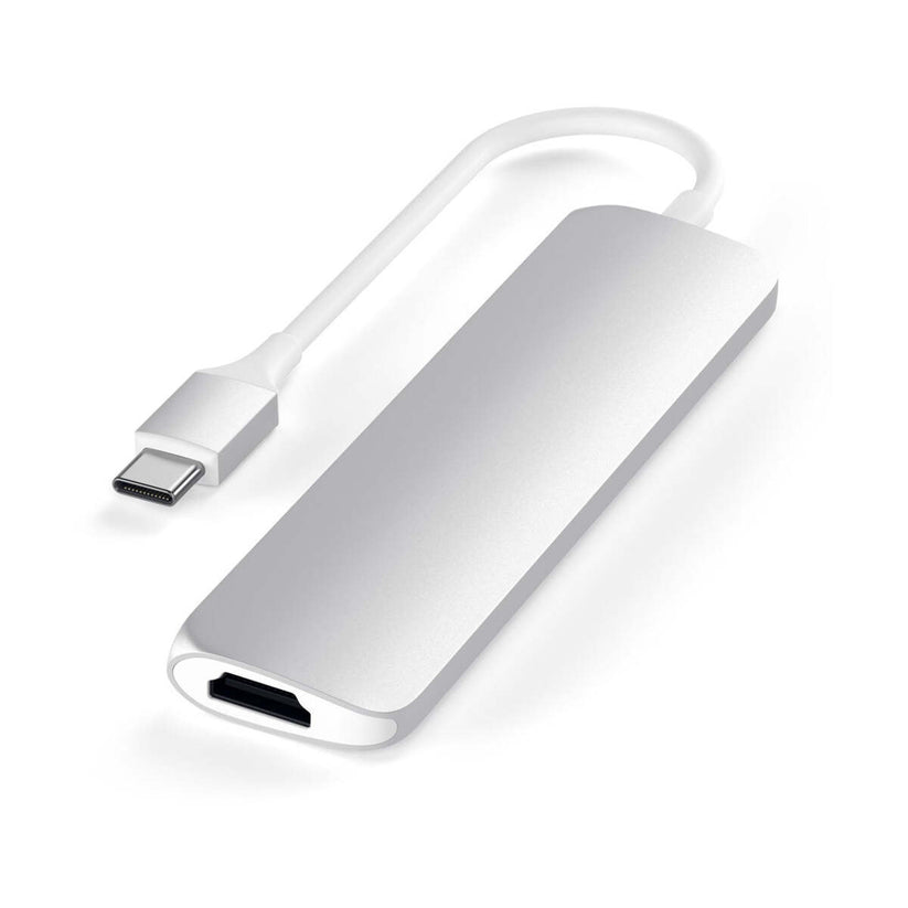 Satechi – Slim Type-C Multi-Port adapter - Ezüst - iSTYLE HU