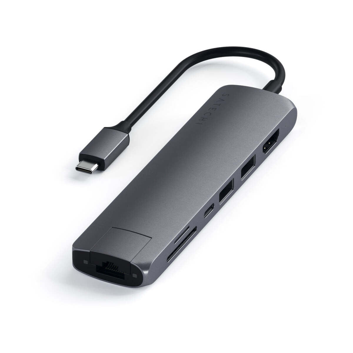 Satechi – Alumínium Slim USB-C Multiport adapter - Asztroszürke - iSTYLE HU