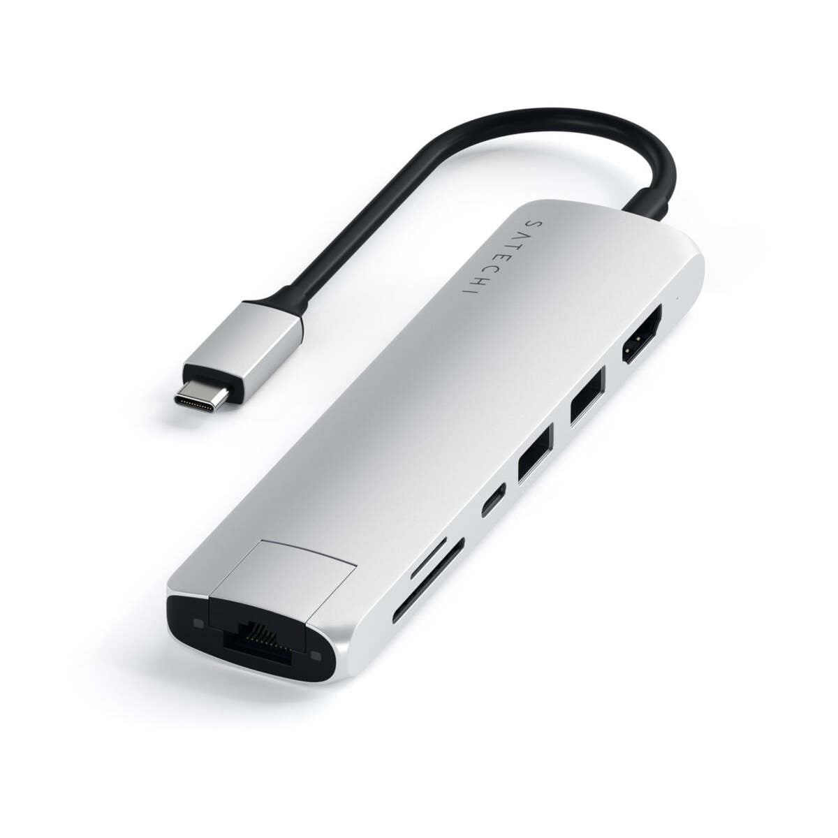 Satechi – Alumínium Slim USB-C Multiport adapter - Ezüst - iSTYLE HU