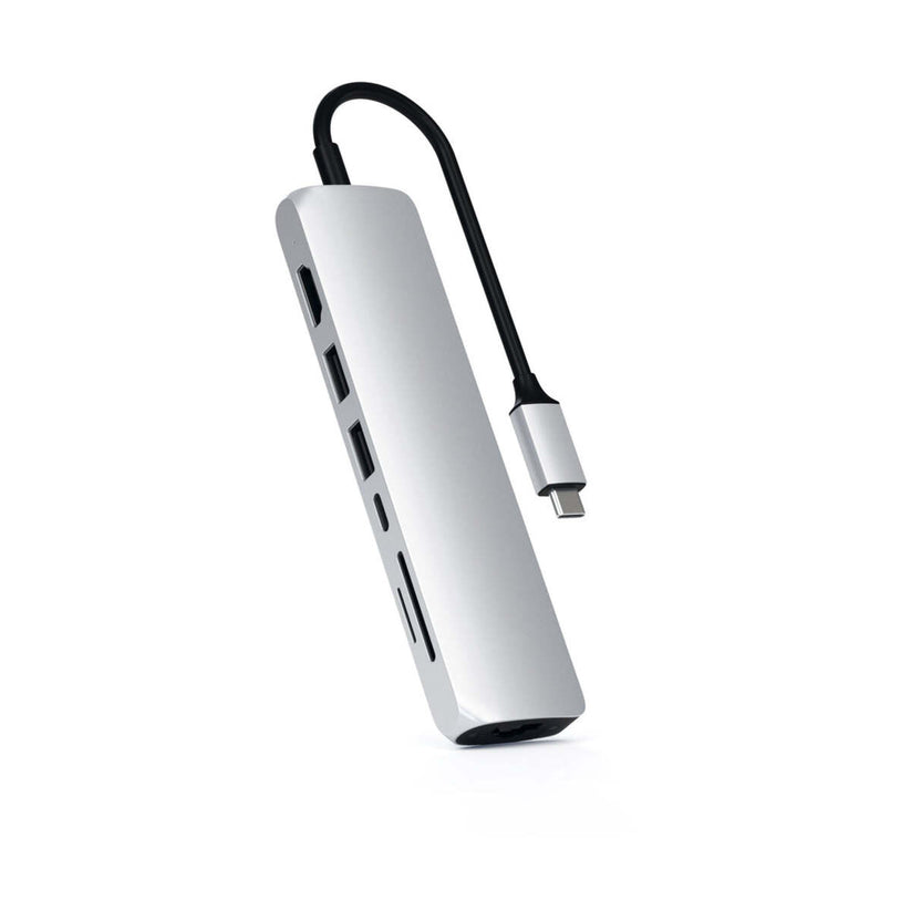 Satechi – Alumínium Slim USB-C Multiport adapter - Ezüst - iSTYLE HU