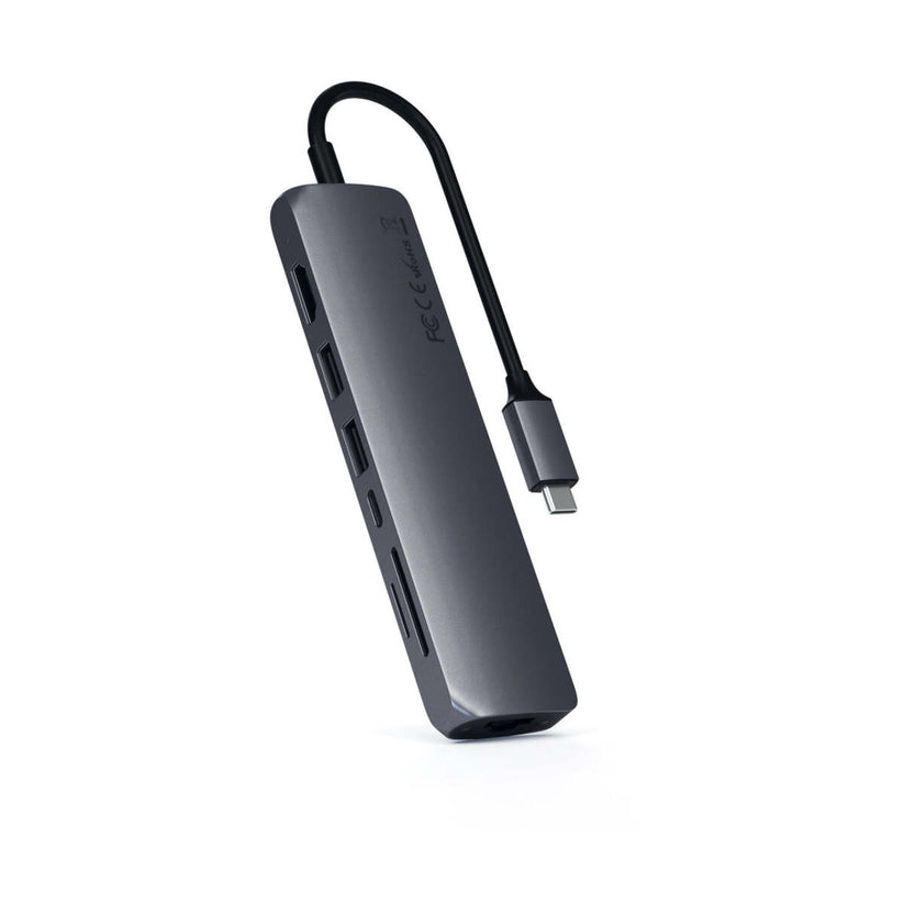 Satechi – Alumínium Slim USB-C Multiport adapter - Asztroszürke - iSTYLE HU