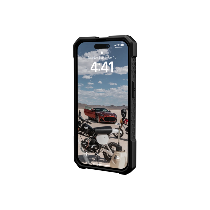 UAG – Monarch Pro iPhone 14 Pro Max kevlár tok – fekete - iSTYLE HU