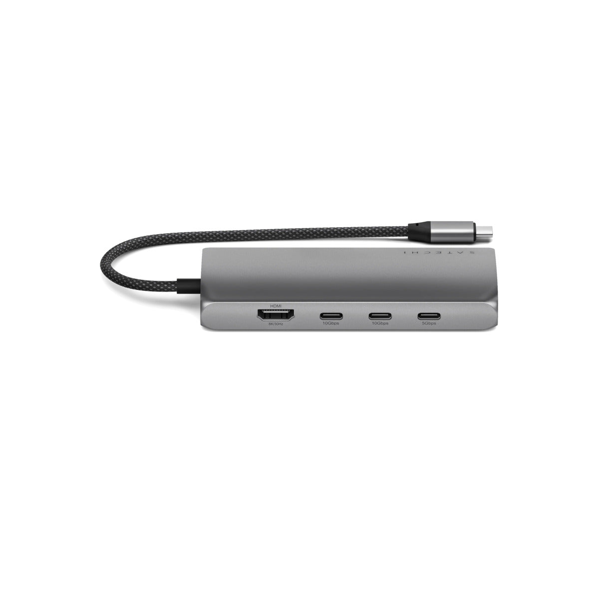 Satechi – USB-C 8K Multiport adapter Ethernet csatlakozóval – asztroszürke - iSTYLE HU