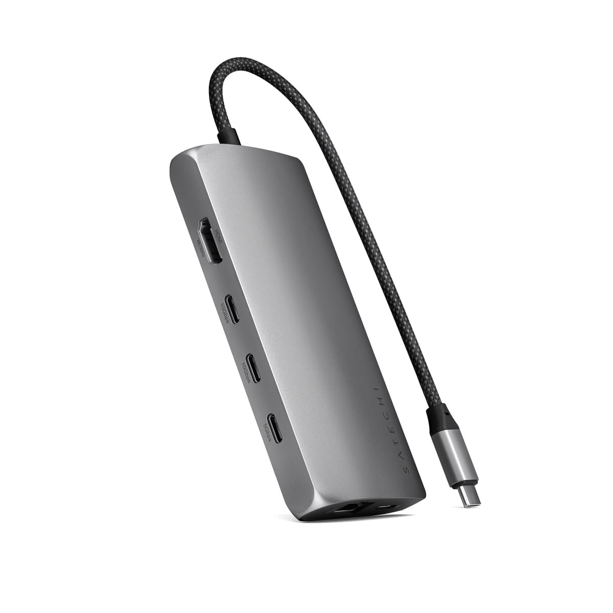 Satechi – USB-C 8K Multiport adapter Ethernet csatlakozóval – asztroszürke - iSTYLE HU