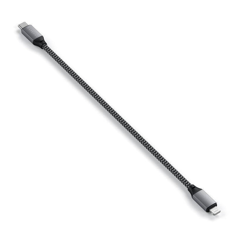 Satechi – USB-C - Lightning kábel (25 cm) - Asztroszürke - iSTYLE HU
