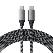 Satechi – USB-C - USB-C 100W töltőkábel 2M - fekete, szürke - iSTYLE HU