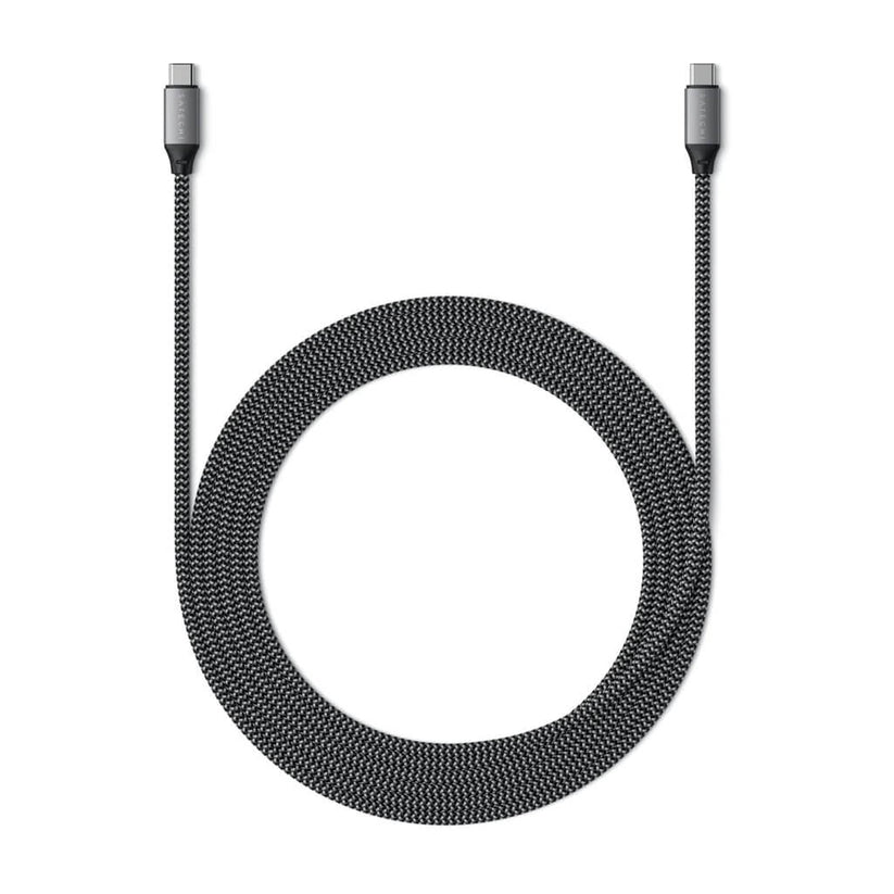 Satechi – USB-C - USB-C 100W töltőkábel 2M - fekete, szürke - iSTYLE HU