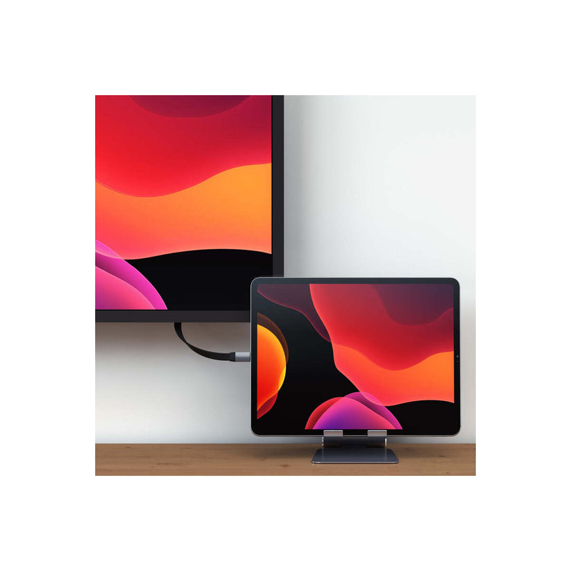 Satechi – 2. generációs lapos USB-C kábel (0.21m) -asztroszürke - iSTYLE HU