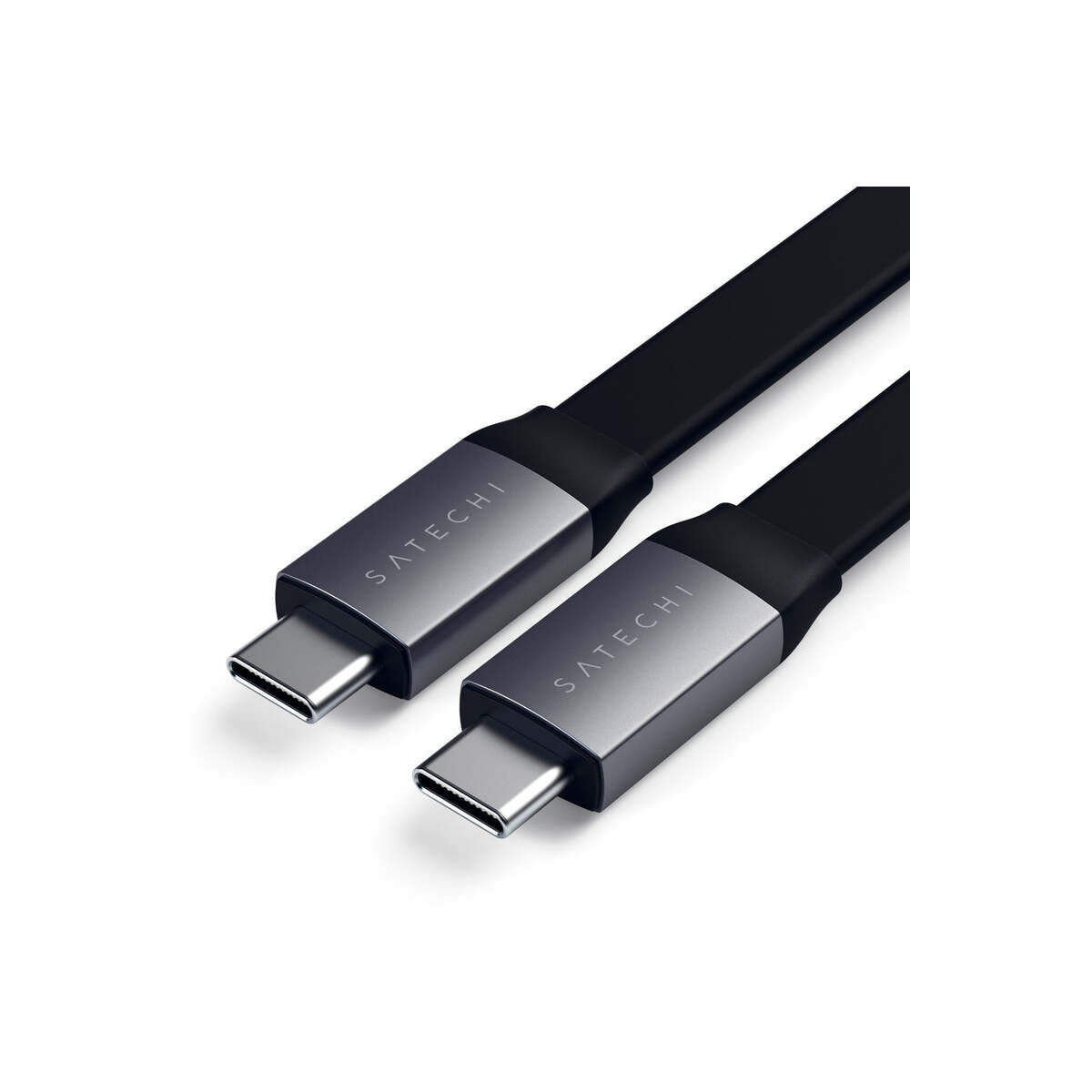 Satechi – 2. generációs lapos USB-C kábel (0.21m) -asztroszürke - iSTYLE HU