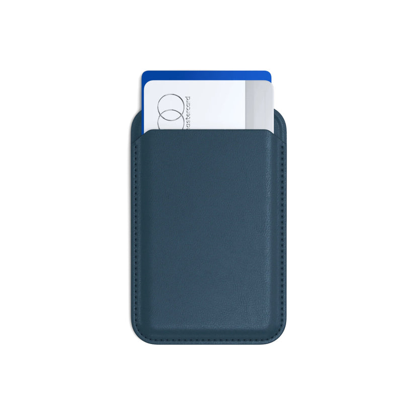 Satechi – Magnetic Wallet Stand vegán bőrből – sötétkék - iSTYLE HU