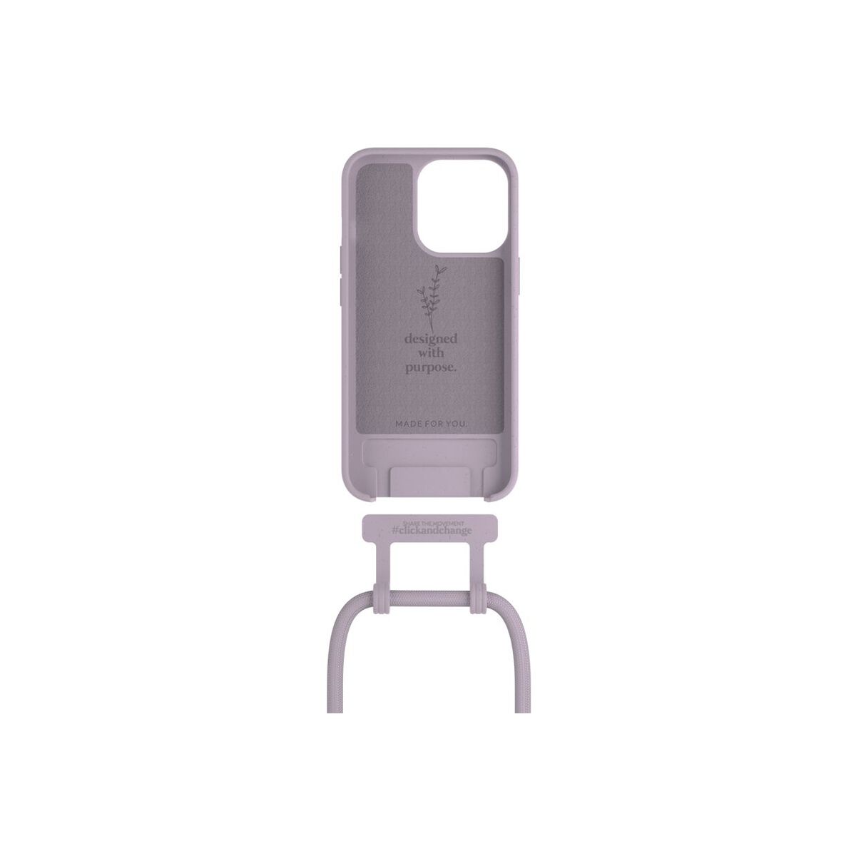 Woodcessories Change Case for iPhone 14 Pro - Lilac / Biomaterial - iSTYLE HU