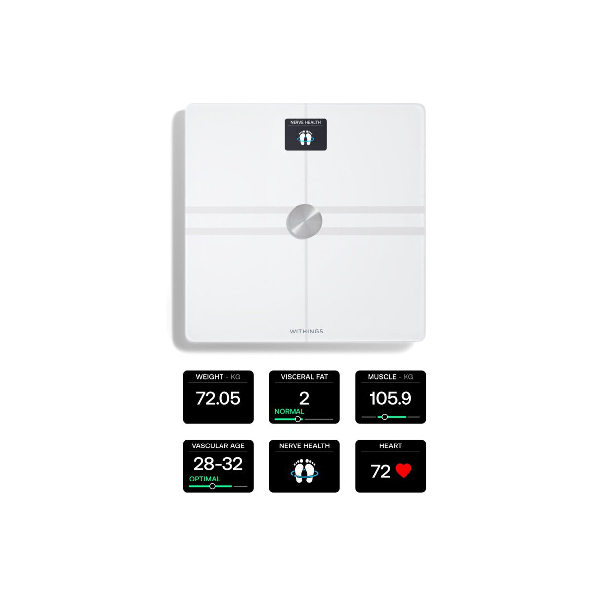 Withings – Body Comp okosmérleg - Fehér - iSTYLE HU