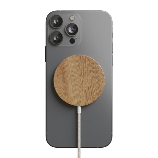 Woodcessories MagPad for All Wireless Enabled Devices - Oak/Fabric - iSTYLE HU