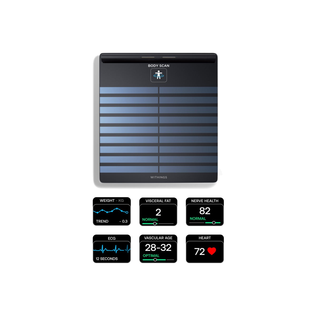 Withings – Body Scan Connected Health Station - fekete - iSTYLE HU