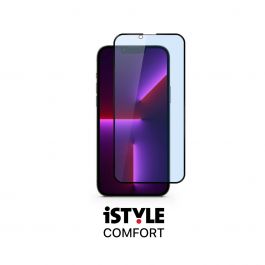 iSTYLE Comfort - iPhone 13/13 Pro/14 modellekhez - kékfényszűrős 3D kijelzővédővel