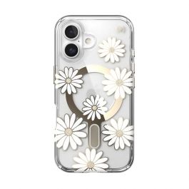 Speck Presidio Lux + ClickLock tok iPhone 16-hoz — Átlátszó/Arany