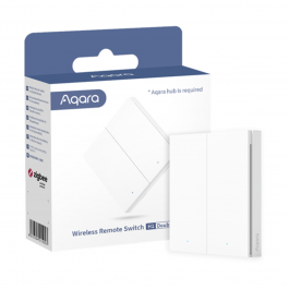 AQARA – H1 Vezeték-nélküli fali kapcsoló (dupla)