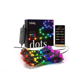 Twinkly – Dots 400 LED / 20 meters - Multicolor - fekete