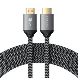 Satechi – 8K Ultra HD High Speed HDMI Braided cable 2m - fekete