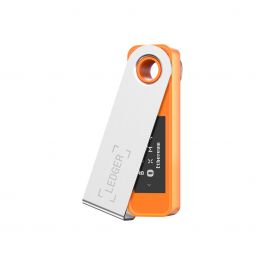 Ledger –  Nano S Plus kripto pénztárca DeFi és NFT támogatással - narancs