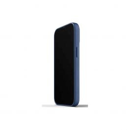 Mujjo – iPhone 13 Pro bőr tok - kék