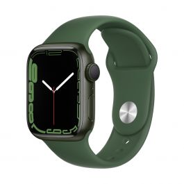 Apple Watch Series 7 GPS – 41 mm-es zöld alumíniumtok, rétzöld sportszíj