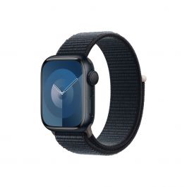 Apple Watch Series 9 GPS – 41 mm-es éjfekete alumíniumtok, éjfekete sportpánt