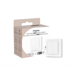 AQARA H2 villanykapcsoló EU két áramkörös, négy gombos okos Zigbee + Thread villanykapcsoló