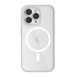 Woodcessories – Clear Case iPhone 14 Pro Max MagSafe tok - Törtfehér