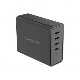 Dviced – Asztali töltő 140W GaN 4xUSB-C - fekete