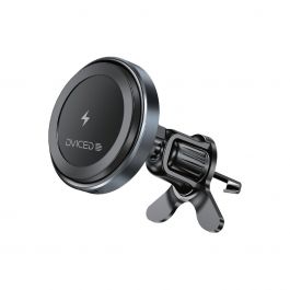 Dviced – Mágneses vezeték nélküli töltő MagSafe autós tartó, 15W - fekete